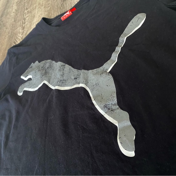 Puma Big Cat Black Tee - Picture 2 of 9